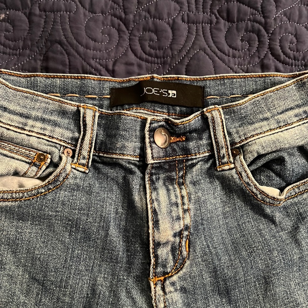 Joes jeans size 12 like new . Straight leg light wash